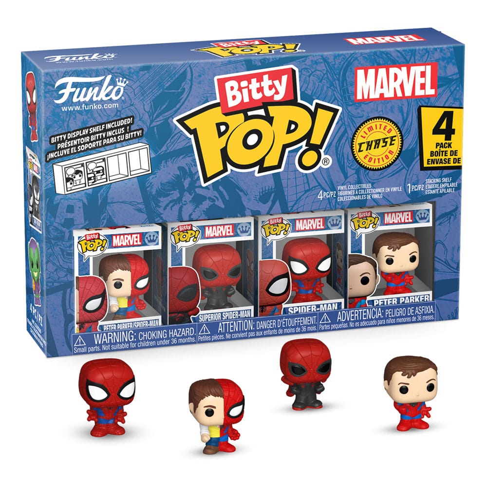Spider-Man Bitty POP! Vinyl Figuren 4er-Pack Series 4 2 cm Image 1