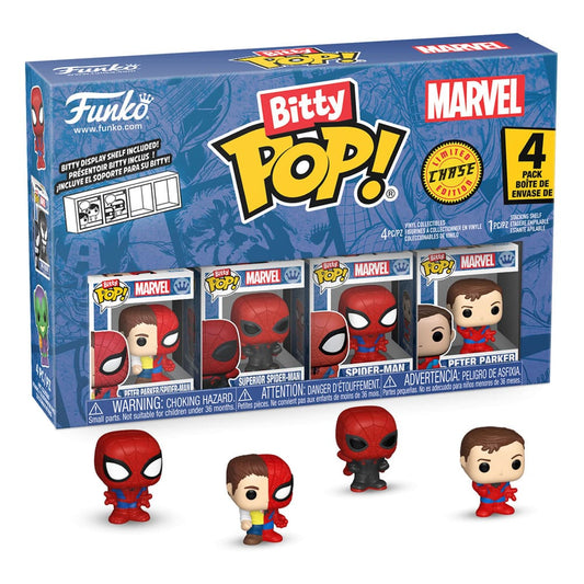 Spider-Man Bitty POP! Vinyl Figuren 4er-Pack Series 4 2 cm Image 1
