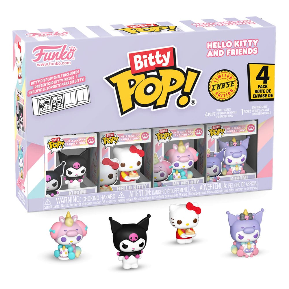 Hello Kitty and Friends Bitty POP! Vinyl Figuren 4er-Pack Series 3 2 cm Image 1
