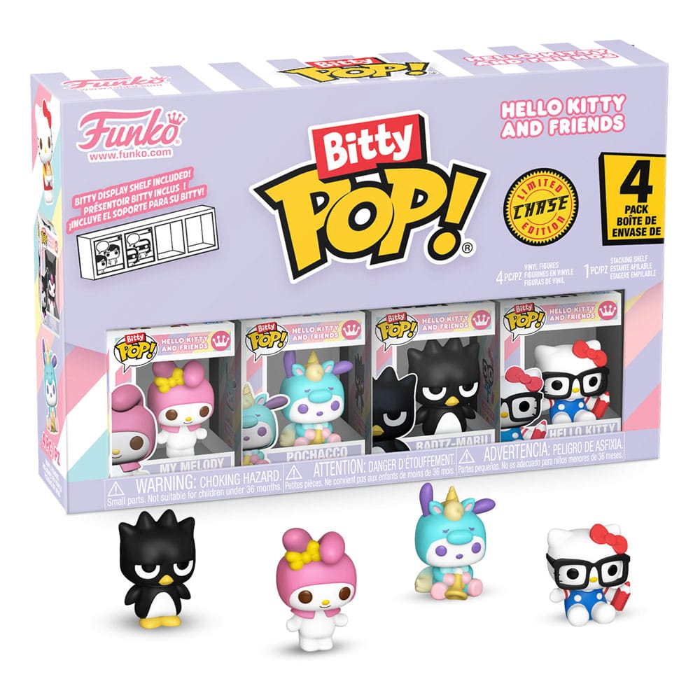 Hello Kitty and Friends Bitty POP! Vinyl Figuren 4er-Pack Series 4 2 cm Image 1