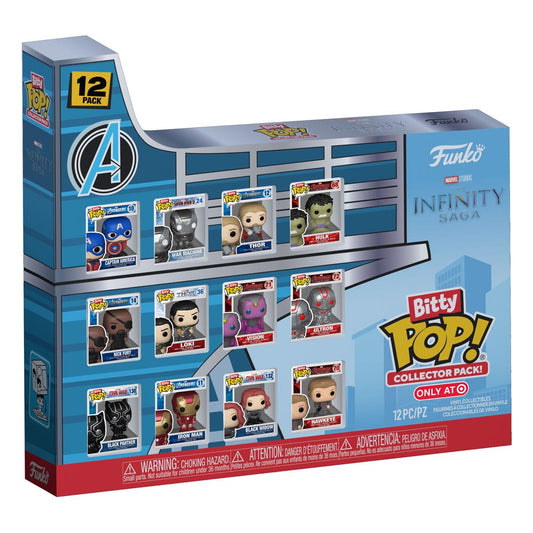 Marvel Bitty POP! Vinyl Figuren 12-Pack Infinity Saga 2,5 cm Image 2
