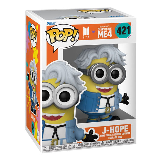 Minions x BTS POP! Rocks Vinyl Figur J-Hope 9 cm Image 2