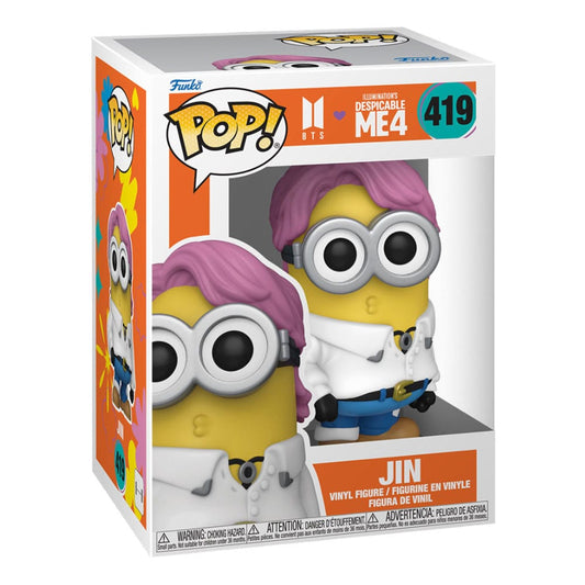 Minions x BTS POP! Rocks Vinyl Figur Jin 9 cm Image 2