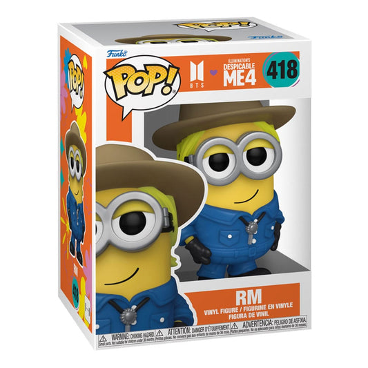 Minions x BTS POP! Rocks Vinyl Figur RM 9 cm Image 2