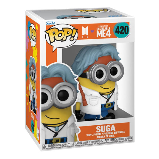 Minions x BTS POP! Rocks Vinyl Figur SUGA 9 cm Image 2