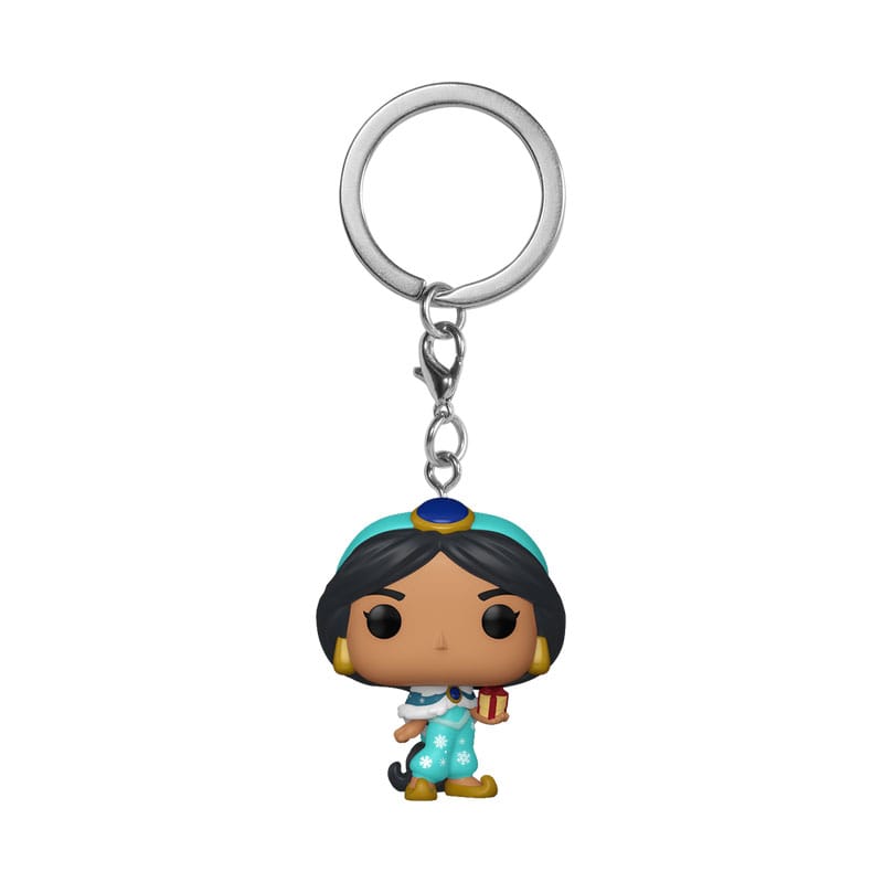 Disney Princess POP! Vinyl Schlüsselanhänger 4 cm Holiday Jasmine Display (12) Image 1