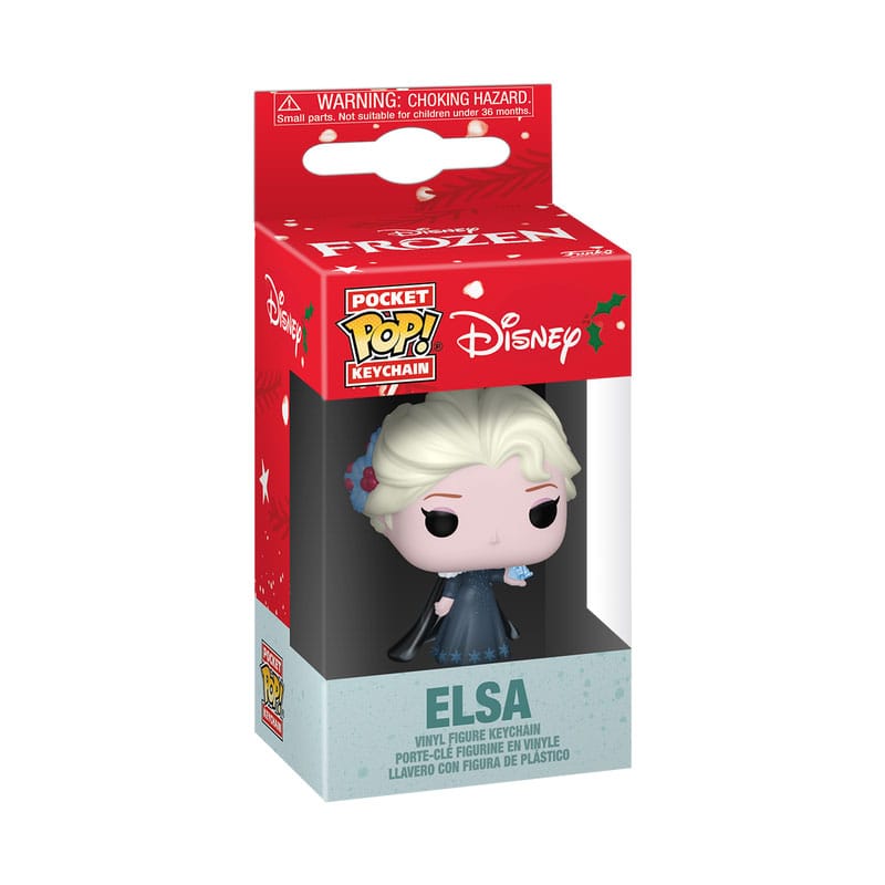 Disney Princess POP! Vinyl Schlüsselanhänger 4 cm Holiday Elsa Display (12) Image 2