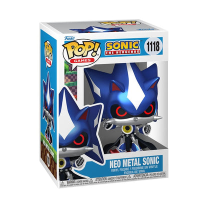 Sonic the Hedgehog POP! Games Vinyl Figur Neo Metal Sonic (MT) 9 cm Image 2