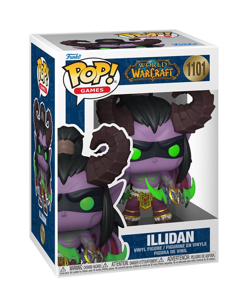 World of Warcraft POP! Games Vinyl Figur Illidan w/CH 9 cm Sortiment (6) Image 2