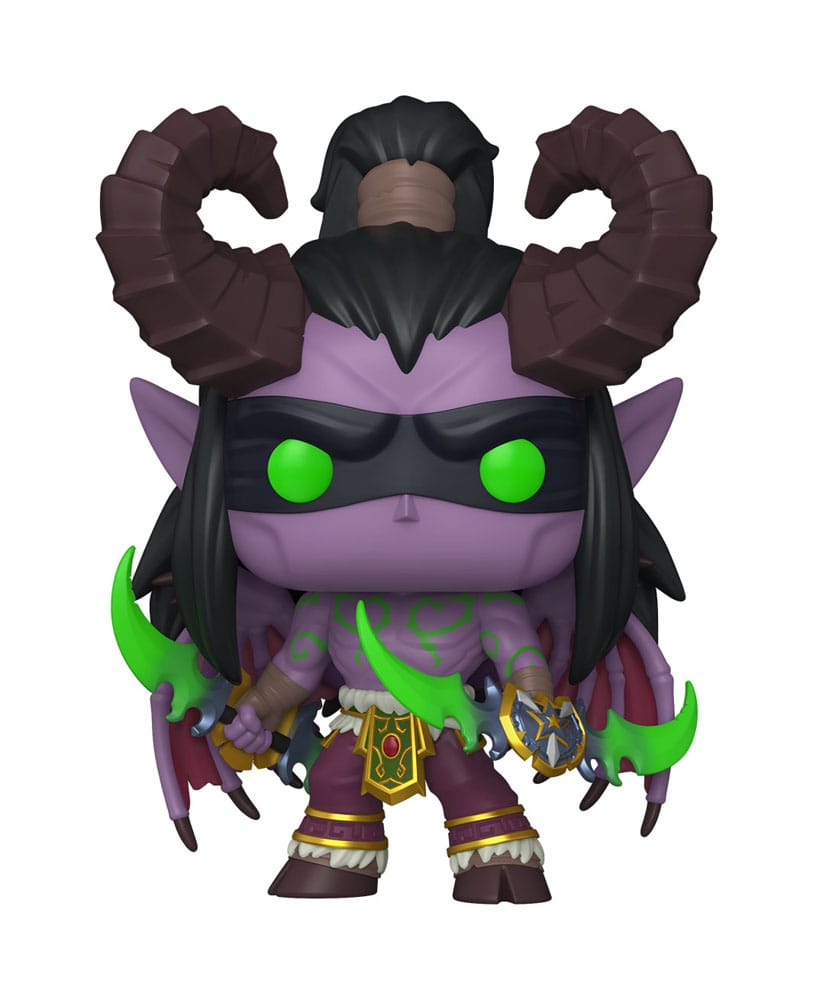 World of Warcraft POP! Games Vinyl Figur Illidan w/CH 9 cm Sortiment (6) Image 3