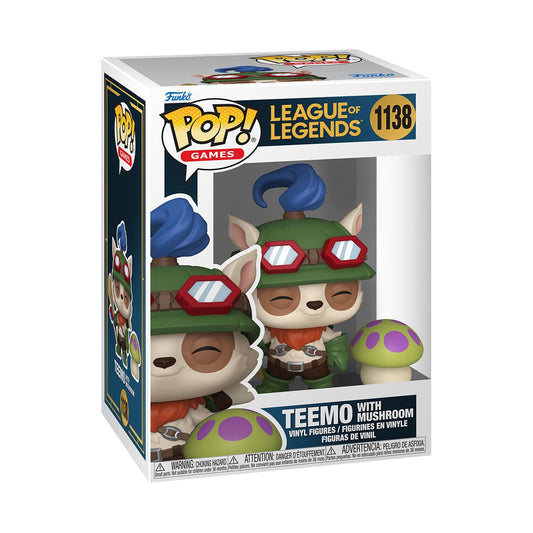 League of Legends POP!&Buddy Vinyl Figur Teemo w/Shroom 9 cm Image 2