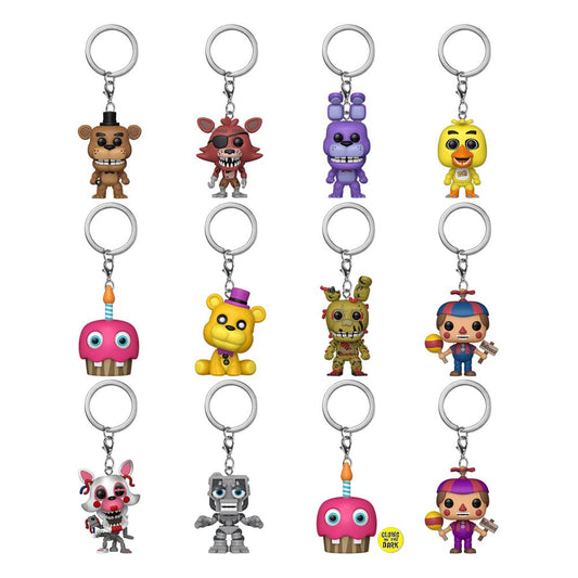 Five Nights at Freddy's POP! Vinyl Schlüsselanhänger 4 cm Classic Display (12) Image 2