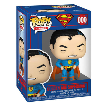 DC Comics POP! Heroes Vinyl Figur Golden Age Superman 9 cm Image 2