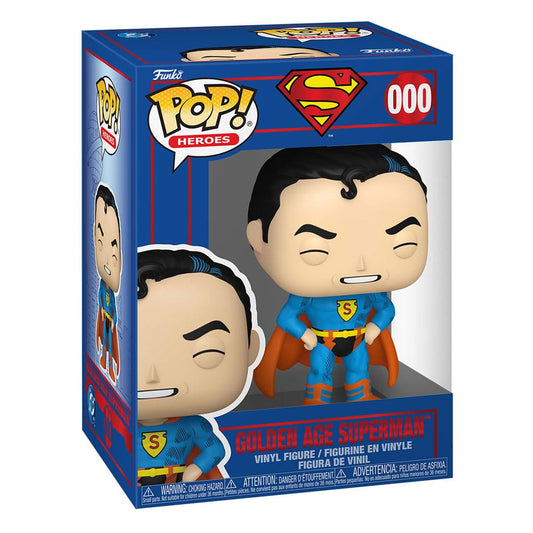 DC Comics POP! Heroes Vinyl Figur Golden Age Superman 9 cm Image 2