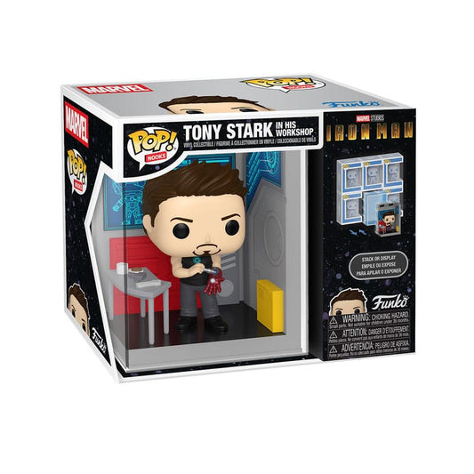 Marvel POP! Nooks Vinyl Figur Tony's Garage 9 cm Image 2