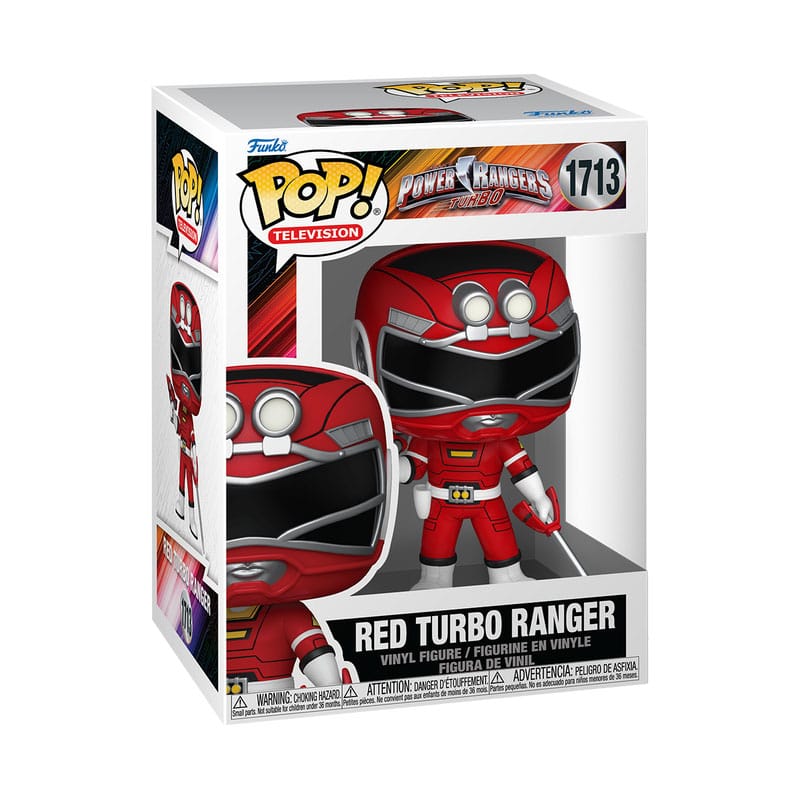 Power Rangers Generations (Tommy) POP! Movies Vinyl Figuren Turbo - Red Ranger 9 cm Image 2