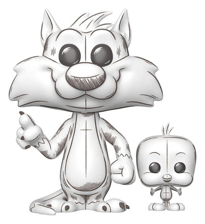 Looney Tunes POP!&Buddy Animation Vinyl Figur Sylvester&Tweety 9 cm Image 1