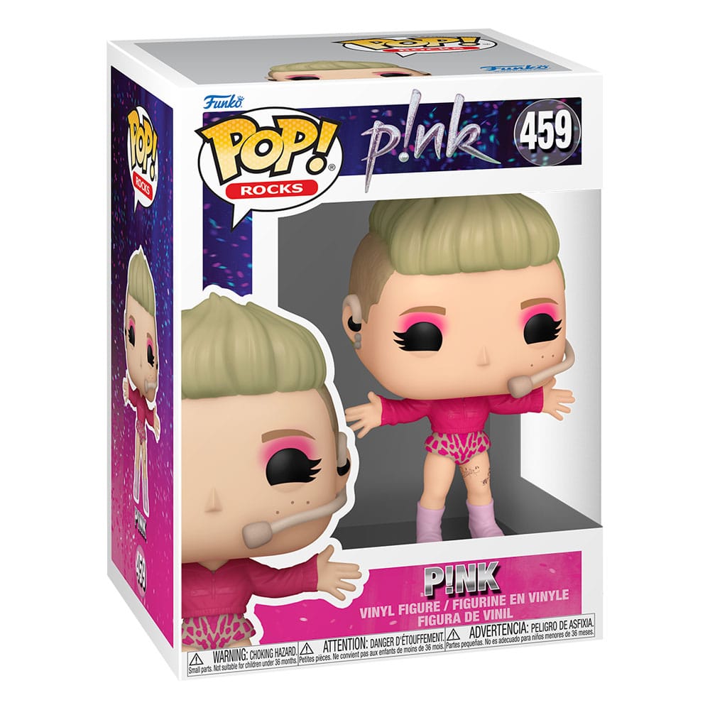 Pink POP! Rocks Vinyl Figur Trustfall Tour 9 cm Image 2