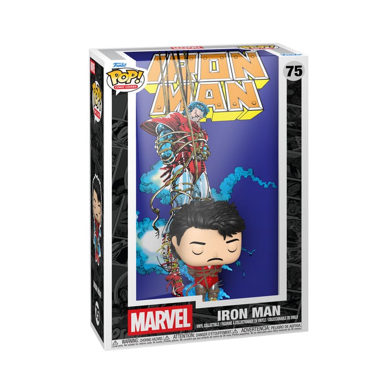 Marvel POP! Comic Cover Vinyl Figur IronMan'68 9 cm Image 2