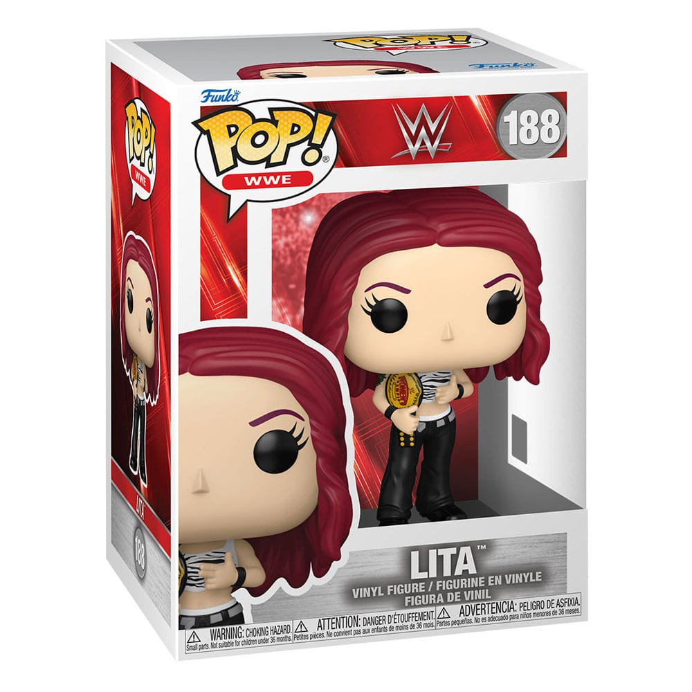 WWE POP! Vinyl Figur Lita with Championship Belt 9 cm Image 2