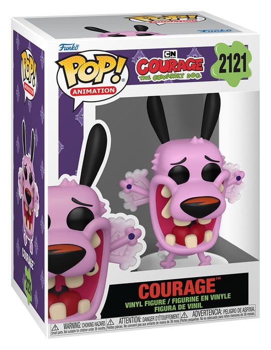 Courage the Cowardly Dog POP! Animation Vinyl Figuren Courage 9 cm Image 2