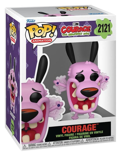 Courage the Cowardly Dog POP! Animation Vinyl Figuren Courage 9 cm Image 2