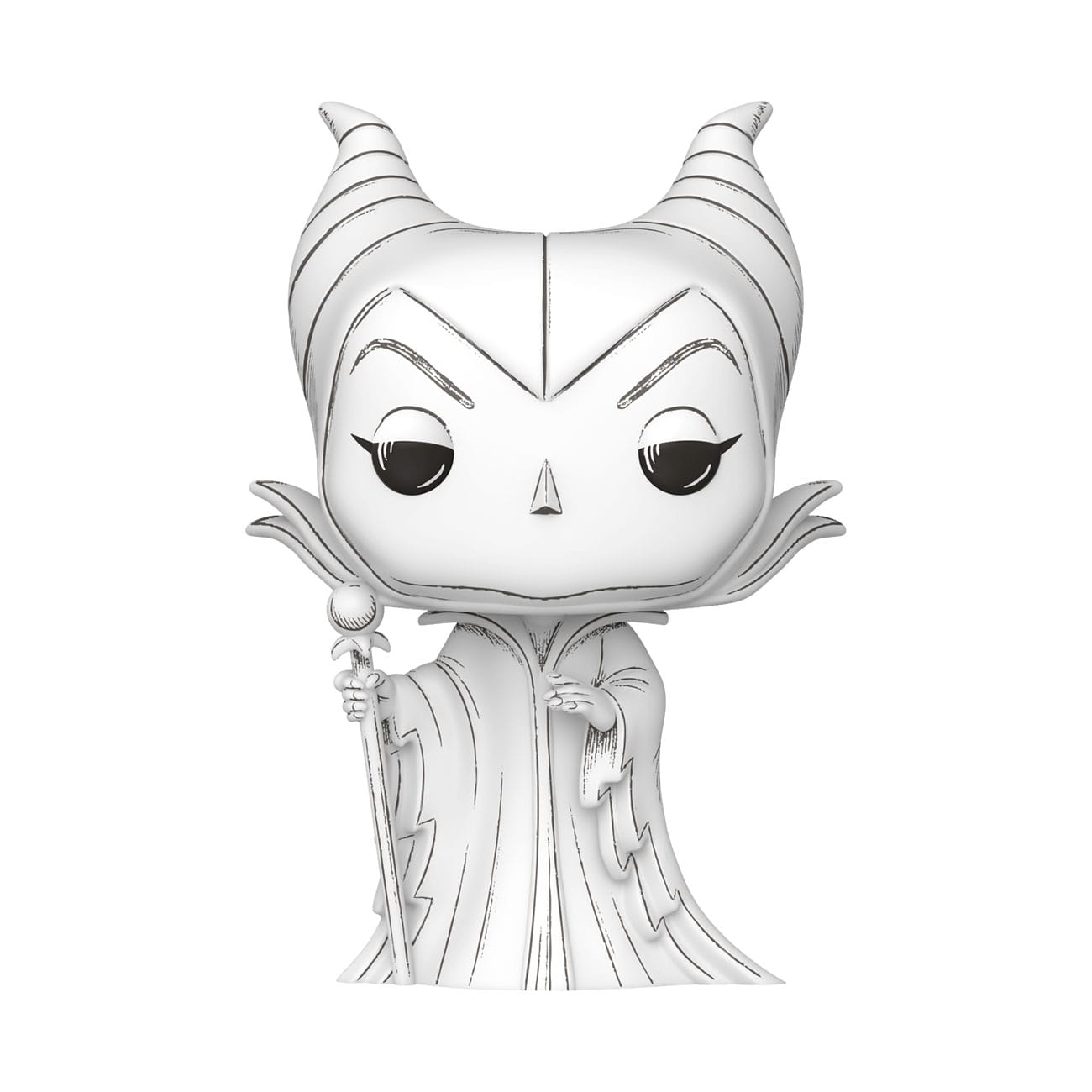 Disney POP! Vinyl Figur Sketched- Maleficent 9 cm Image 1