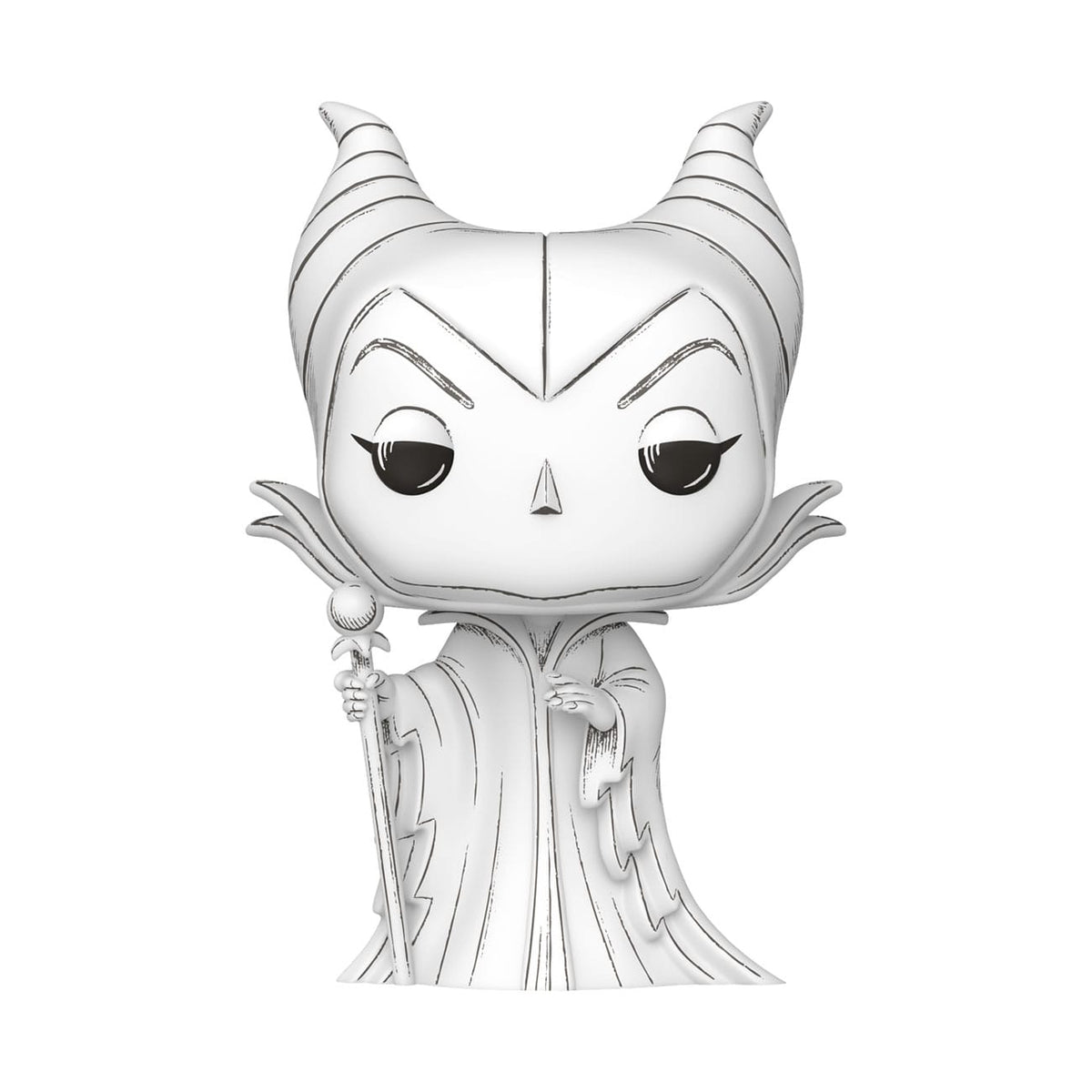 Disney POP! Vinyl Figur Sketched- Maleficent 9 cm Image 1