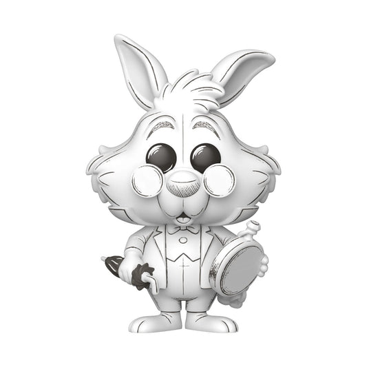 Disney POP! Vinyl Figur Sketched- White Rabbit 9 cm Image 1