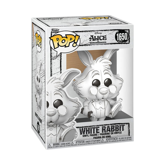Disney POP! Vinyl Figur Sketched- White Rabbit 9 cm Image 2