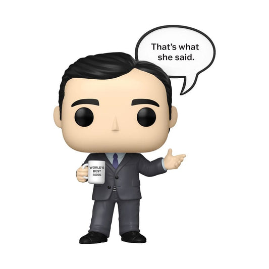 The Office POP! Sayings Vinyl Figur Michael 9 cm Image 1