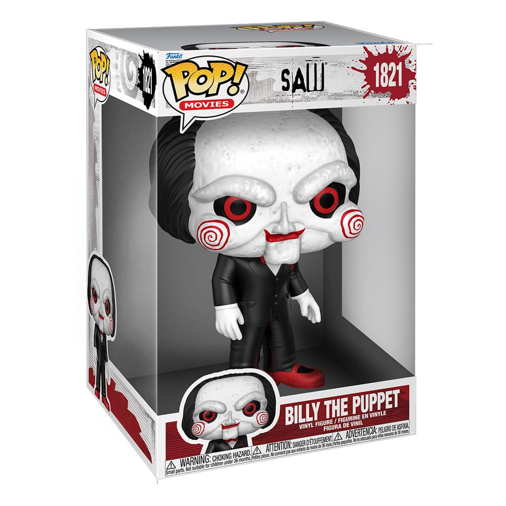 Saw Super Sized Jumbo POP! Movies Vinyl Figur Billy the Puppet 25 cm Image 2
