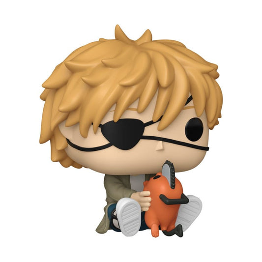 Chainsaw Man POP! Games Vinyl Figur Denji & Pochita 9 cm Image 1