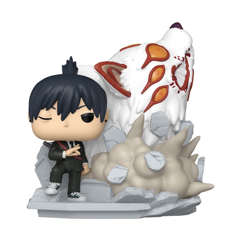 Chainsaw Man POP Moments Vinyl Figuren Aki (Fox Devil) 9 cm Image 1