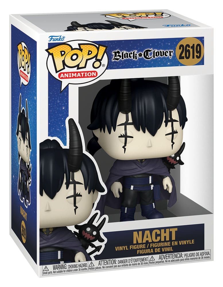 Black Clover POP! Animation Vinyl Figur Nacht 9 cm Image 2