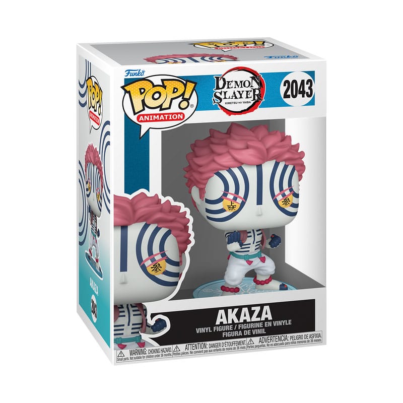Demon Slayer: Kimetsu no Yaiba POP! Animation Vinyl Figur Akaza 9 cm Image 2