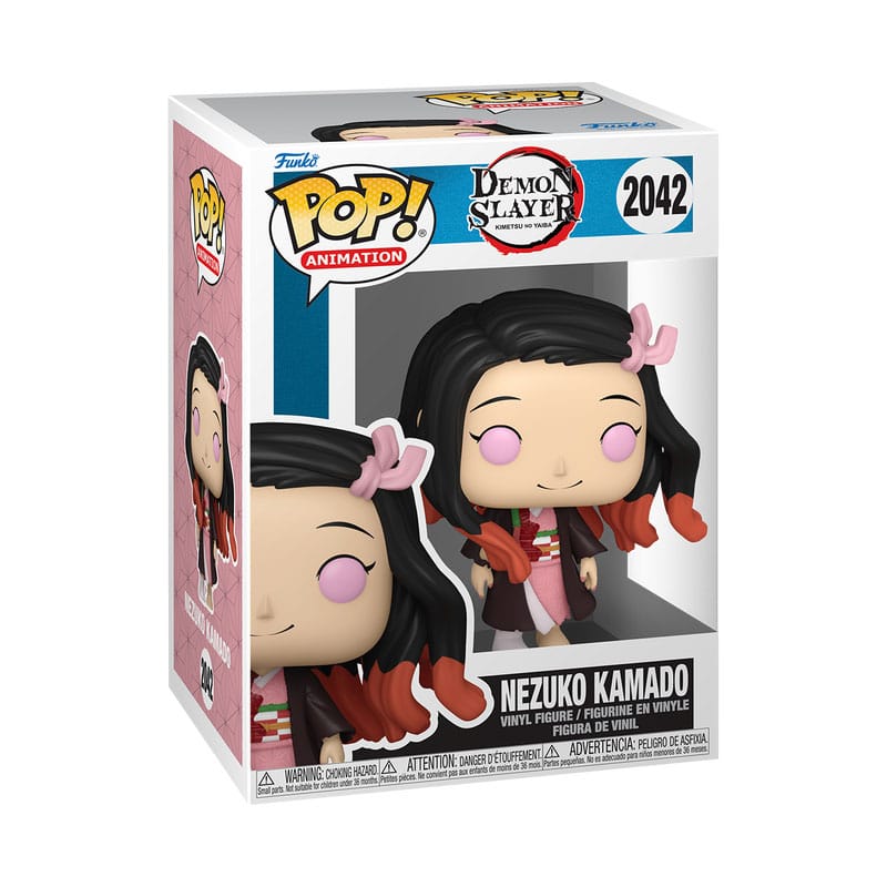 Demon Slayer: Kimetsu no Yaiba POP! Animation Vinyl Figur Nezuko (Human) 9 cm Image 2