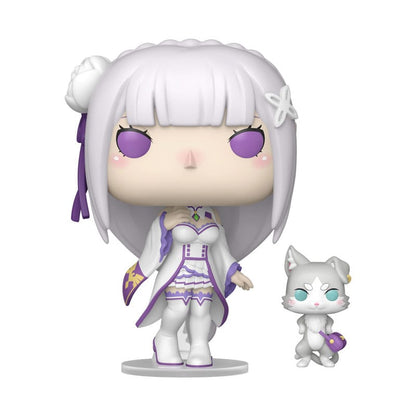 Re:Zero POP!&Buddy Animation Vinyl Figuren Emilia w/Puck 9 cm Image 1