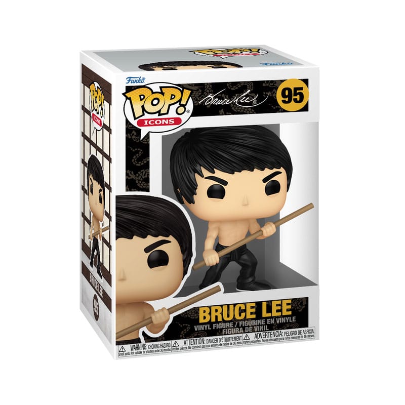 Bruce Lee POP! Icons Vinyl Figur Bruce Lee(dynamic) 9 cm Image 2