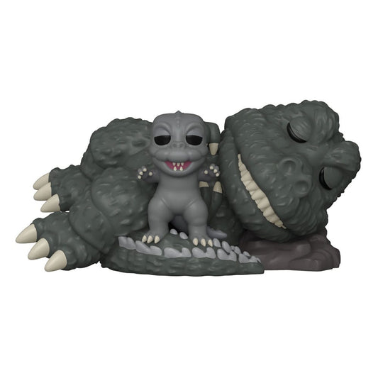 Godzilla Super Sized POP! Movies Vinyl Figur Sleeping Godzilla with Minilla 15 cm Image 1