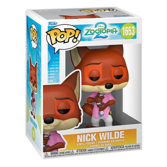 Zoomania 2 POP! Movies Vinyl Figur Nick Wilde 9 cm Image 2