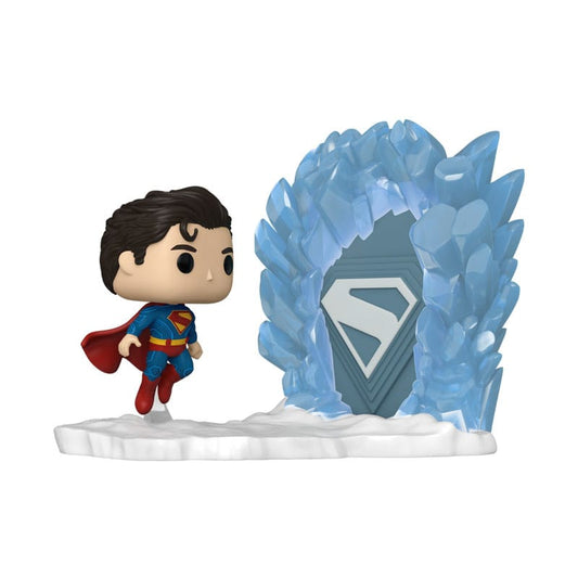 Superman (2025) POP Moments Vinyl Figuren Superman and Fortress of Solitude 9 cm Image 1