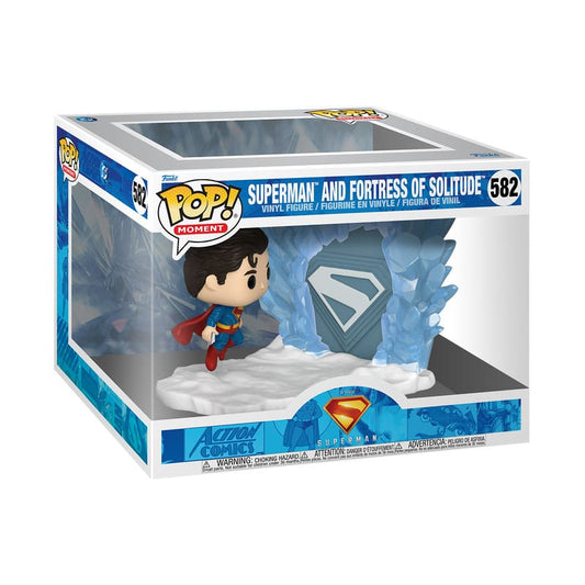 Superman (2025) POP Moments Vinyl Figuren Superman and Fortress of Solitude 9 cm Image 2