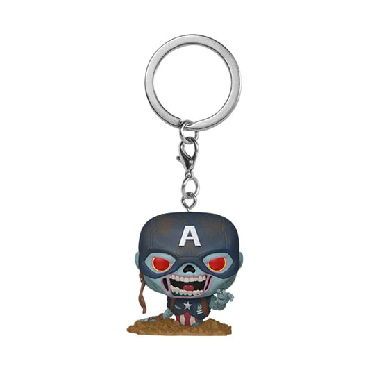 Marvel Zombies POP! Vinyl Schlüsselanhänger 4 cm Captain America Display (12) Image 1