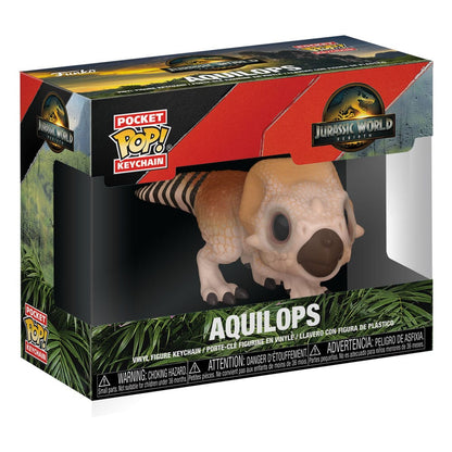 Jurassic World: Die Wiedergeburt Pocket POP! Vinyl Schlüsselanhänger 4 cm Aquilops Display (12) Image 2
