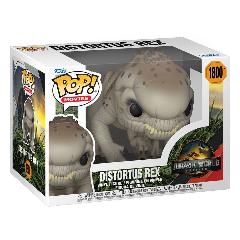 Jurassic World: Die Wiedergeburt POP! Movies Vinyl Figur Distortus Rex 9 cm Image 2