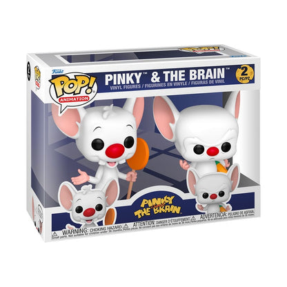 Animaniacs POP! Television Vinyl Figuren 2er-Pack Pinky & The Brain 9 cm Image 2
