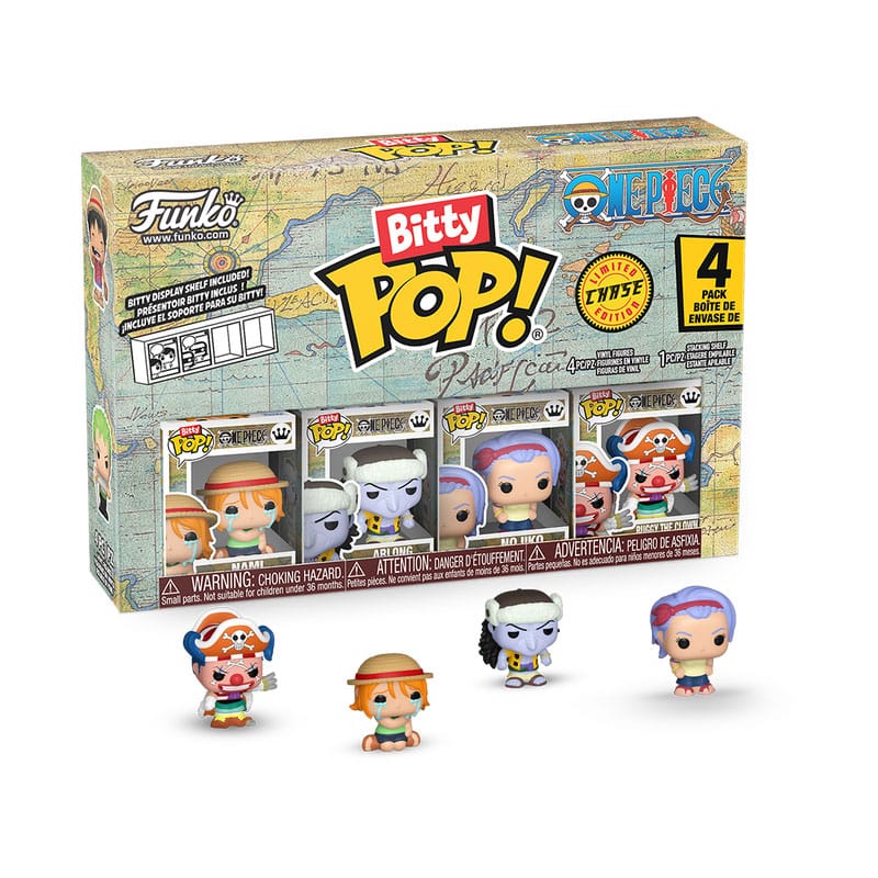 One Piece Bitty POP! Vinyl Figuren 4er-Pack Nami 2,5 cm Image 1