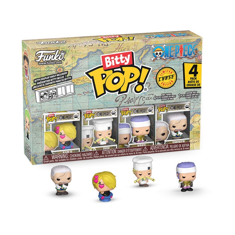 One Piece Bitty POP! Vinyl Figuren 4er-Pack Sanji 2,5 cm Image 1