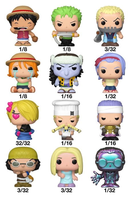 One Piece Bitty POP! Single Vinyl Figuren Display (32) PDQ 2,5 cm Image 2
